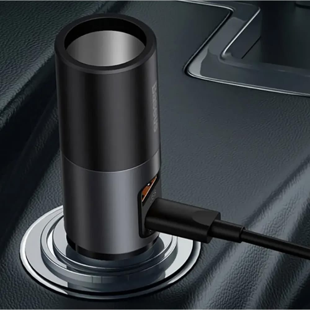 شارژر فندکی بیسوس مدل Share Together With Cigarette Lighter Expansion Port CCBT-C0G — تصویر ۵