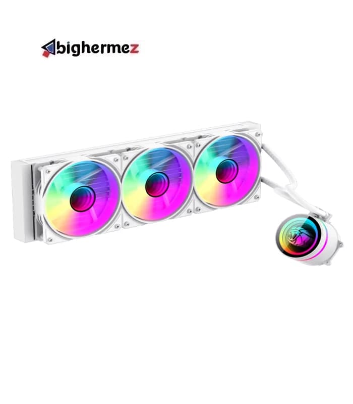 خنک کننده پردازنده مایع گیم مکس مدل IceBurg 360 Infinity White — تصویر ۶