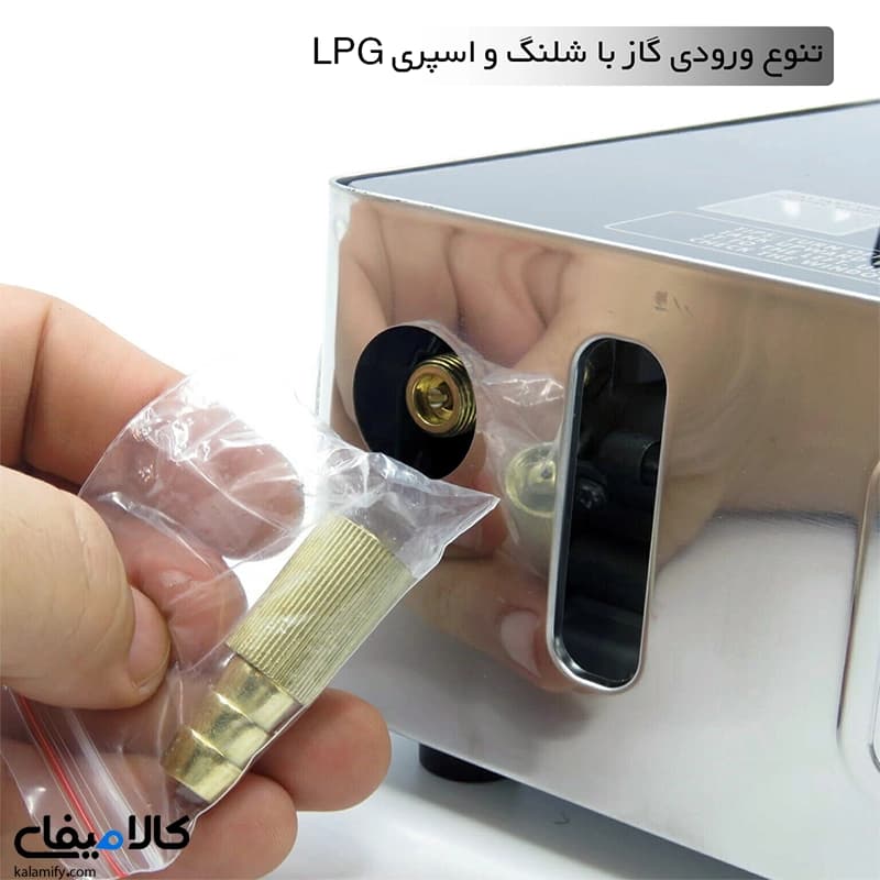 اجاق گاز کمپینگ تک شعله مدل 8518 استیل — تصویر ۶