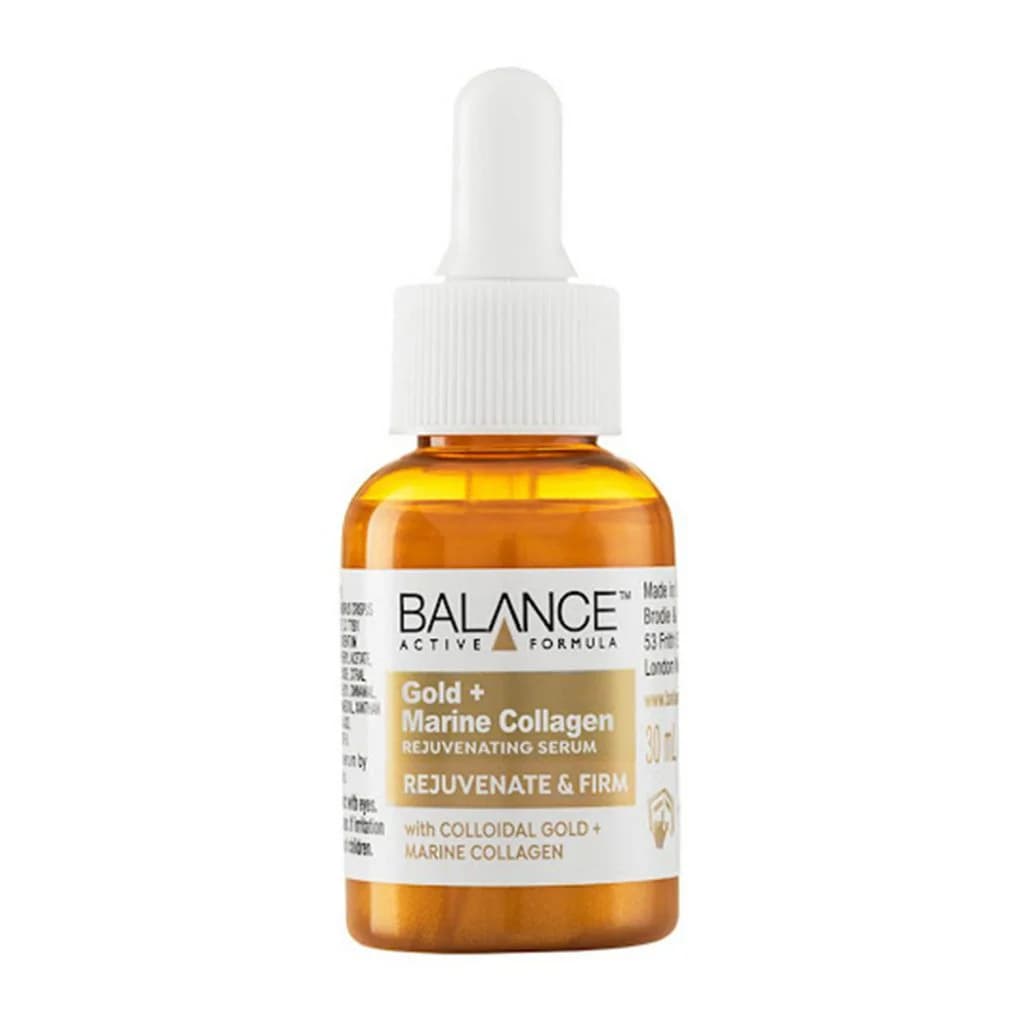سرم آبرسان قوی طلا گلد کلاژن بالانس حجم 30 میل