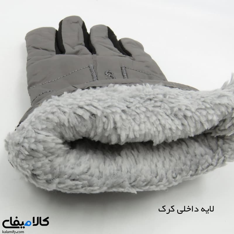 دستکش موتور سواری شمعی داخل کرکی — تصویر ۸