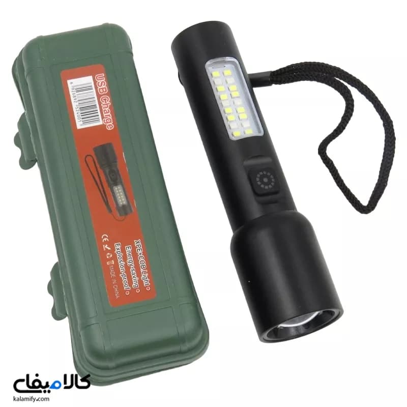 چراغ قوه فلزی DC 5V — تصویر ۲