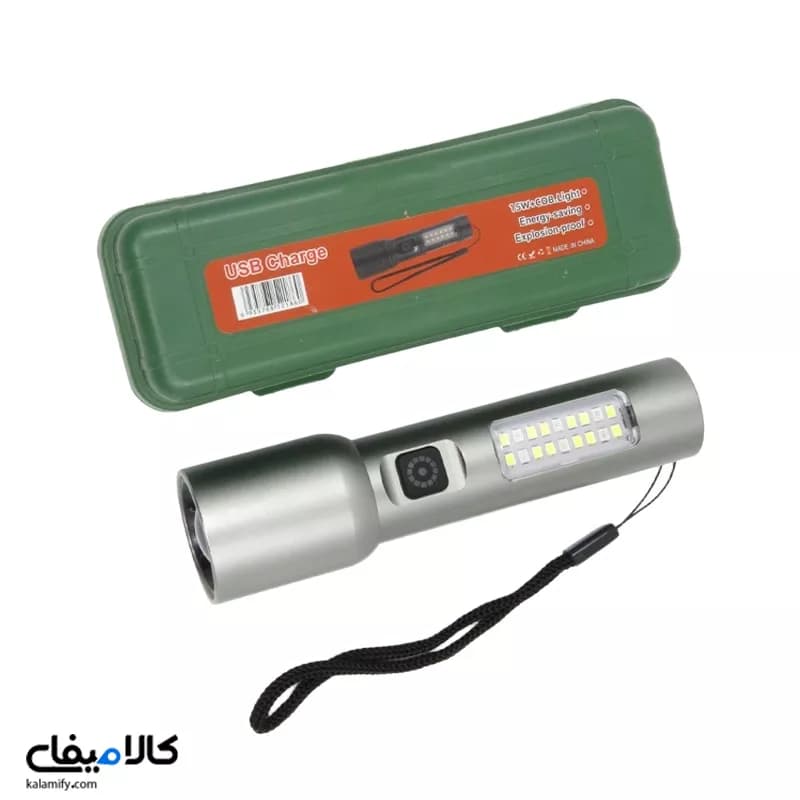 چراغ قوه فلزی DC 5V — تصویر ۸