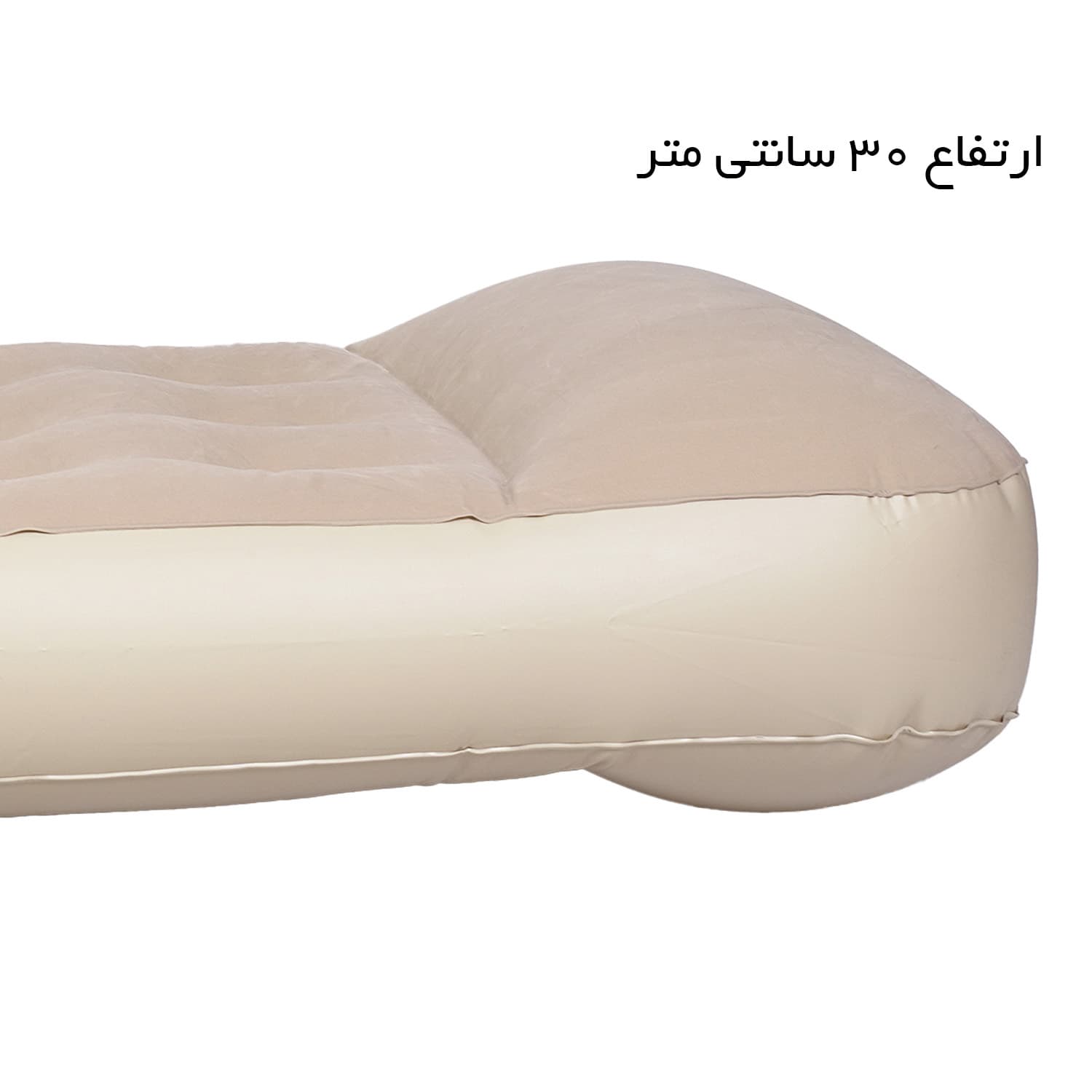 تشک کمپینگ تک نفره | همراه پمپ شارژی و بالشت ارتفاع 30 سانتی — تصویر ۴