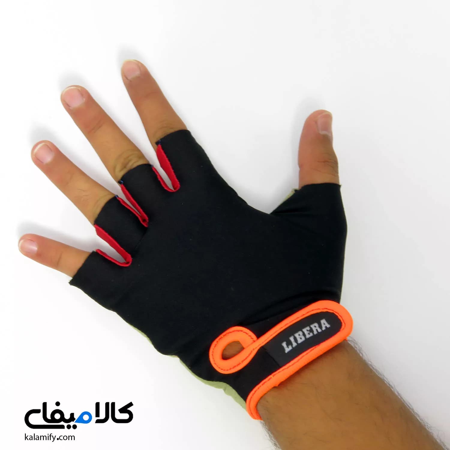 دستکش موتور سواری نیم پنجه — تصویر ۶