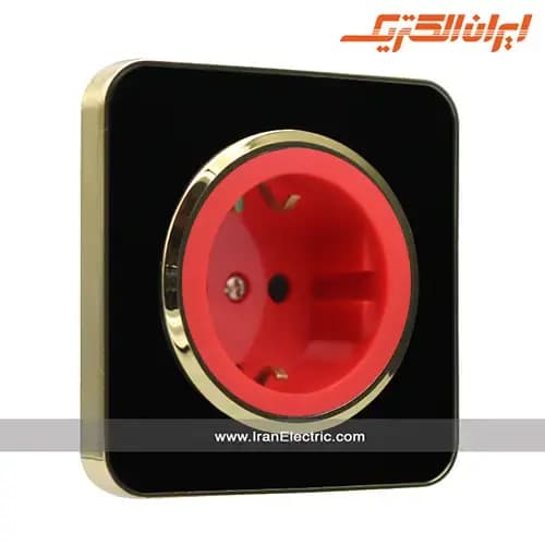 پریز برق ups اسپیناس طلایی زه مشکی میان مشکی — تصویر ۵