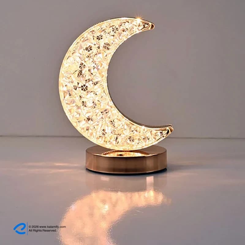چراغ خواب ماه شارژی با تنظیم 3 حالته نور — تصویر ۸