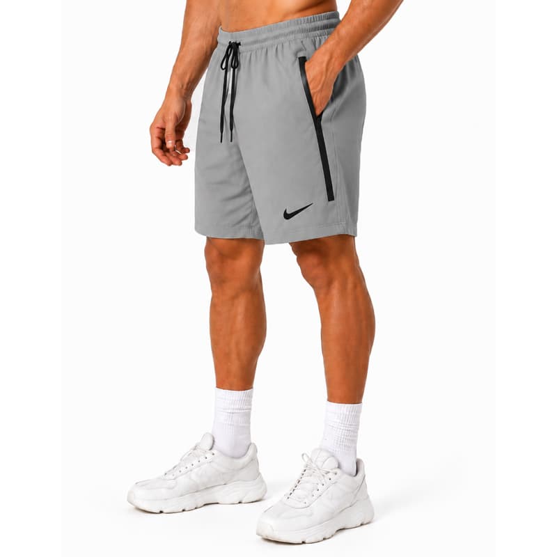شلوارک ورزشی مردانه نایک مدل Dri Fit-8038 طوسی روشن — تصویر ۳