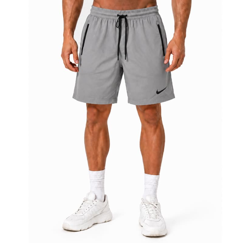 شلوارک ورزشی مردانه نایک مدل Dri Fit-8038 طوسی روشن