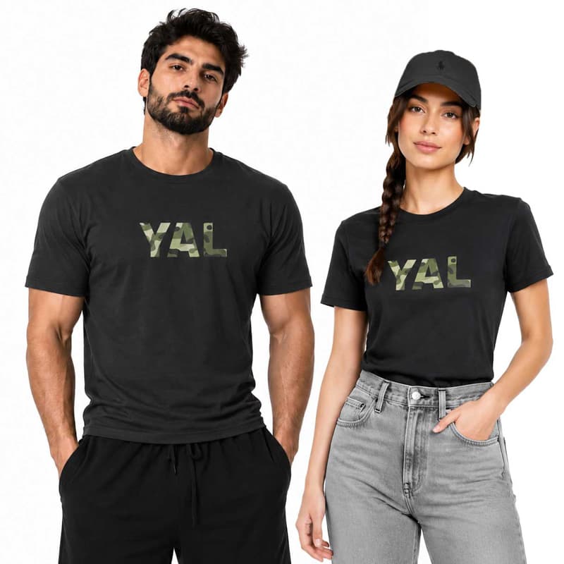 تیشرت بیسیک اسپرت یل مدل CN-Yal-26037 مشکی