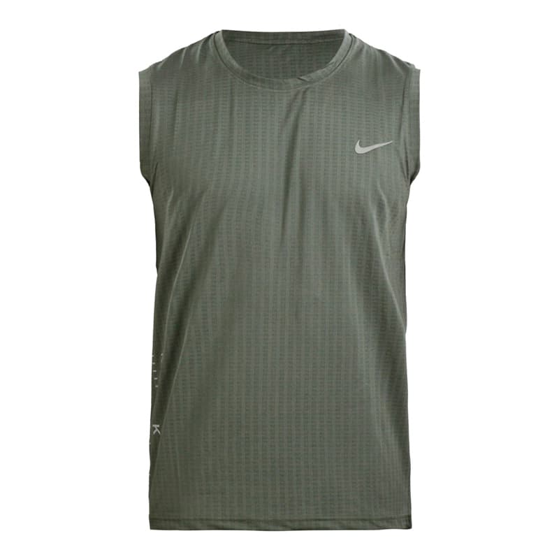 رکابی ورزشی مردانه نایک مدل Dri Fit-033 یشمی — تصویر ۷