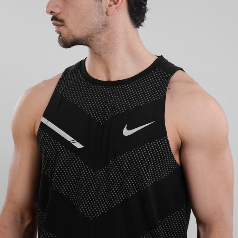 رکابی ورزشی مردانه نایک مدل Dri Fit-YC504 مشکی — تصویر ۴