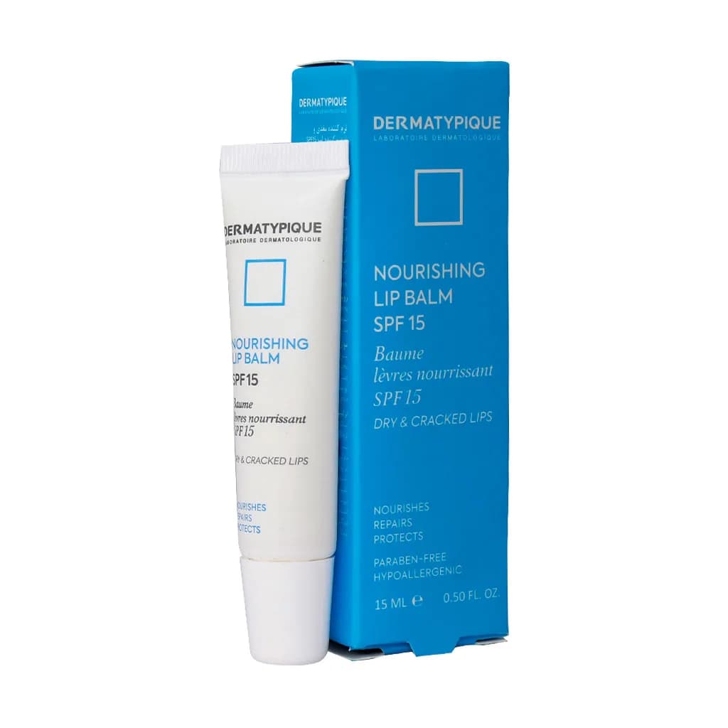 بالم لب نرم کننده و ترمیم کننده SPF15 درماتیپیک 15 میلی لیتر — تصویر ۳