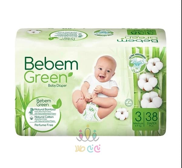 پوشک ببم سایز ۳ متوسط 38 عددی
