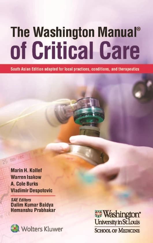 کتاب «The Washington Manual of Critical Care 2022 » زبان اصلی