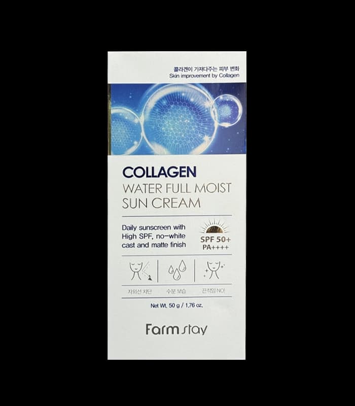 ضد آفتاب آبرسان و کلاژن‌ساز فارم استی (Farm Stay) مدل Collagen Water Full Moist — تصویر ۷
