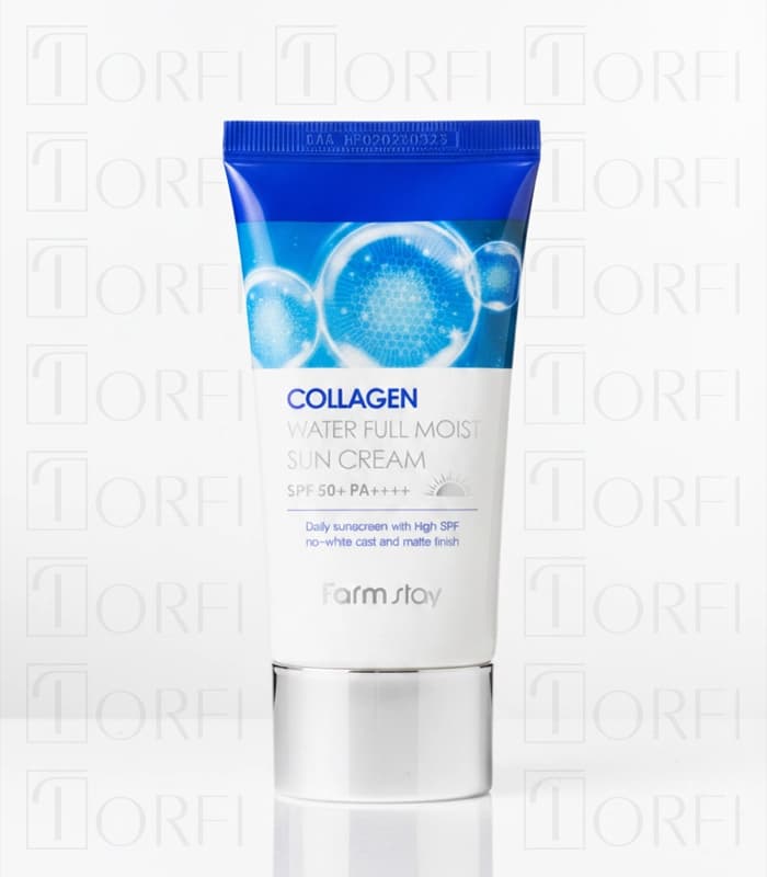 ضد آفتاب آبرسان و کلاژن‌ساز فارم استی (Farm Stay) مدل Collagen Water Full Moist
