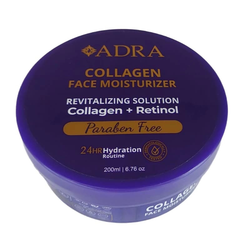 کرم آبرسان کلاژن و رتینول کاسه ای آدرا Adra حجم 260ml | آلور استور — تصویر ۵