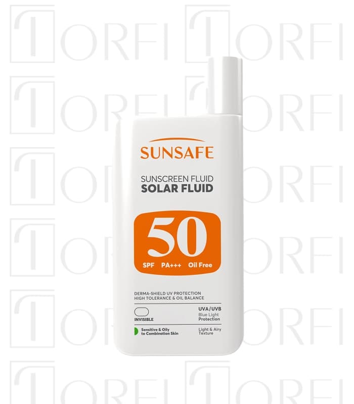 ضدآفتاب فلوئیدی سان‌سیف SPF 50 (فاقد چربی و سبک) — تصویر ۳