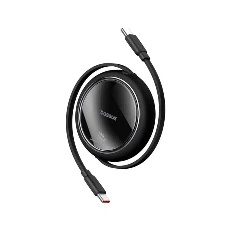 کابل USB-C بیسوس مدل Free2Draw Mini Retractable 100W طول 1 متر — تصویر ۲