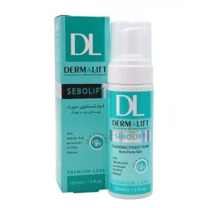 درمالیفت- فوم شستشوی صورت (پوست های چرب و جوشدار) 150ml — تصویر ۲