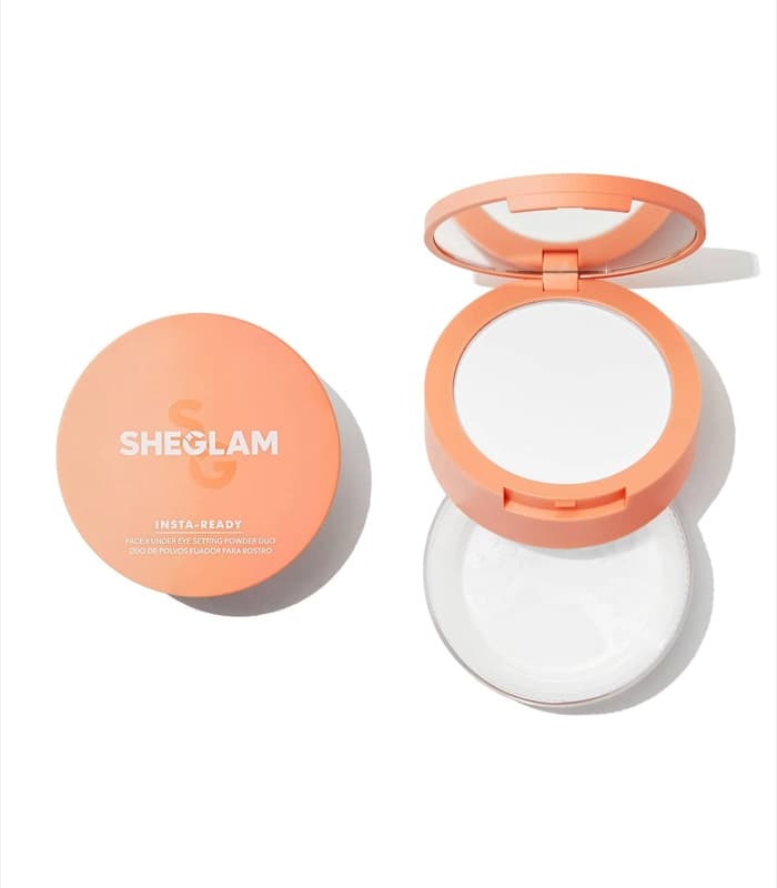 پودر فیکس دوکاره شیگلم مدل Insta-Ready (فیکس‌کننده صورت و زیر چشم)