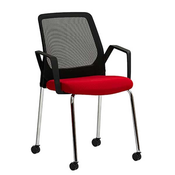 صندلی چهارپایه چرخدار نیلپر مدل OCF 666C