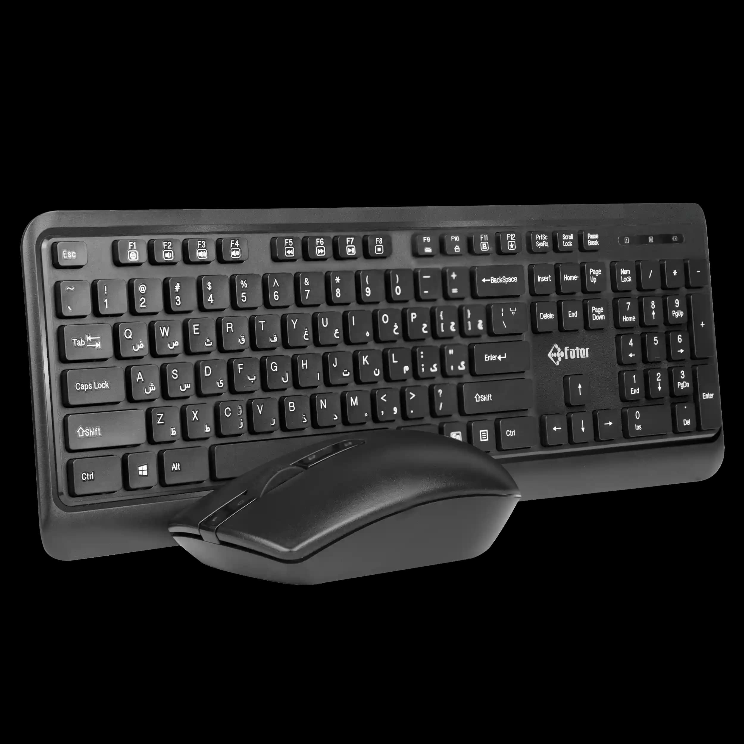 ماوس و کیبورد بی سیم فاطر مدل Fater CWN-5000B