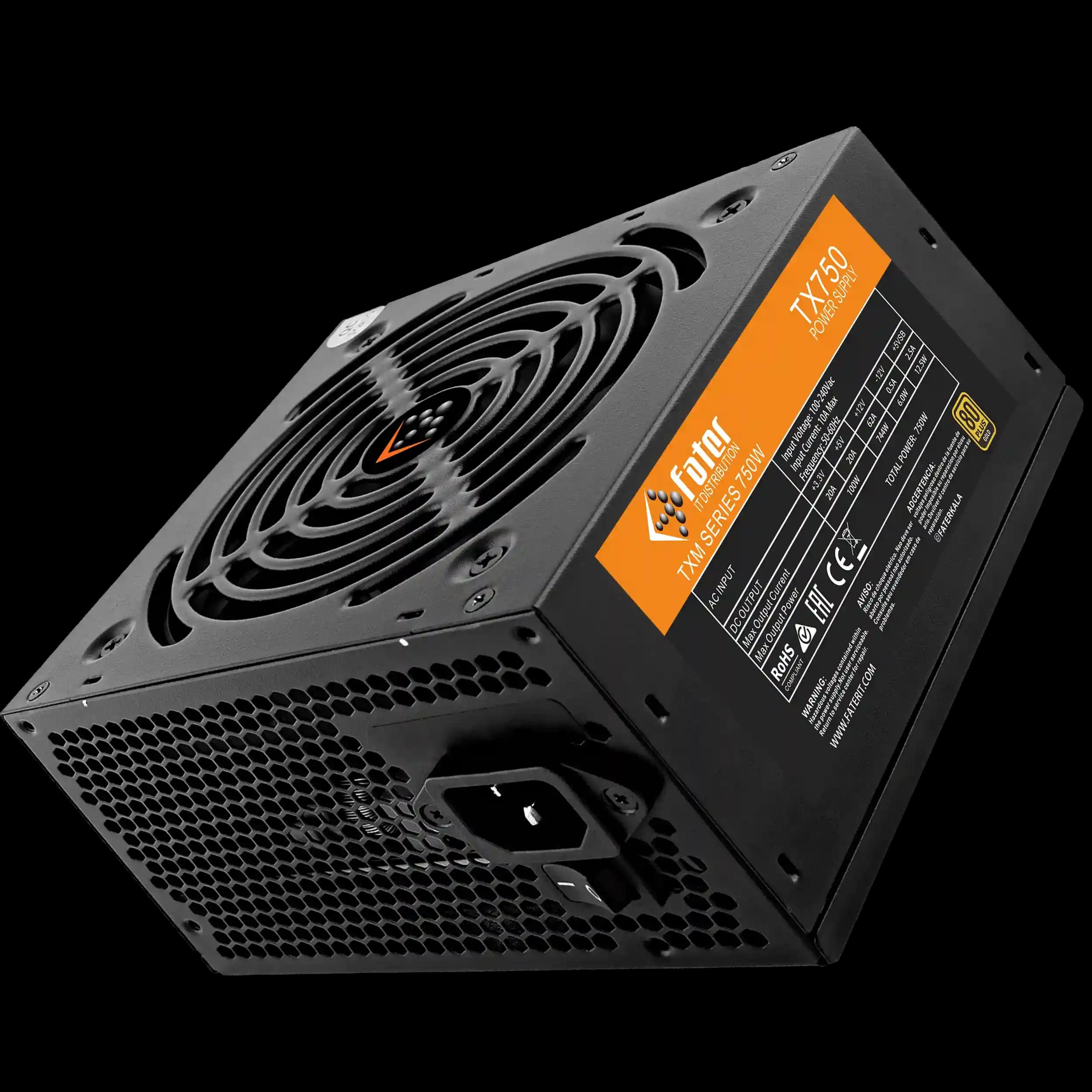 پاور کامپیوتر 750 وات فاطر مدل Fater TX750 80+ GOLD — تصویر ۱۲