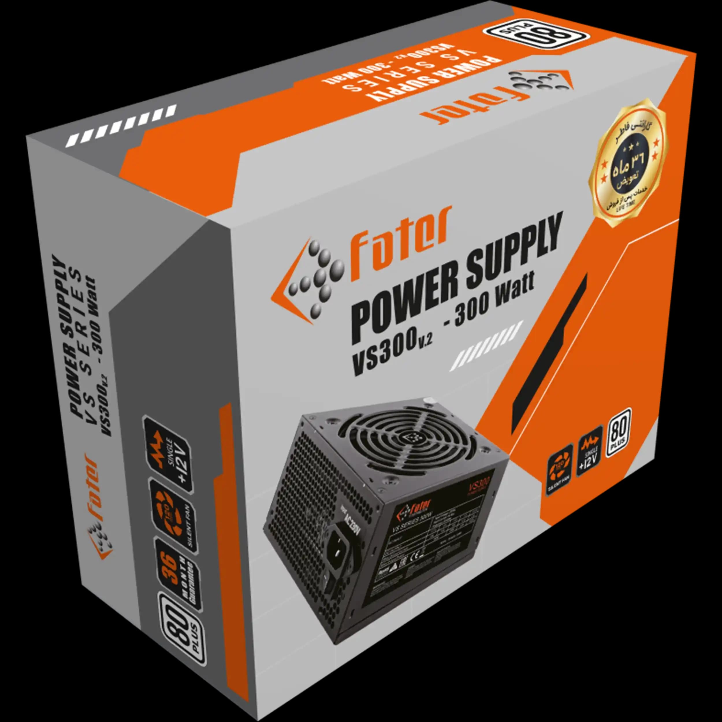 پاور کامپیوتر 300 وات فاطر مدل Fater VS300 V2 80Plus — تصویر ۸