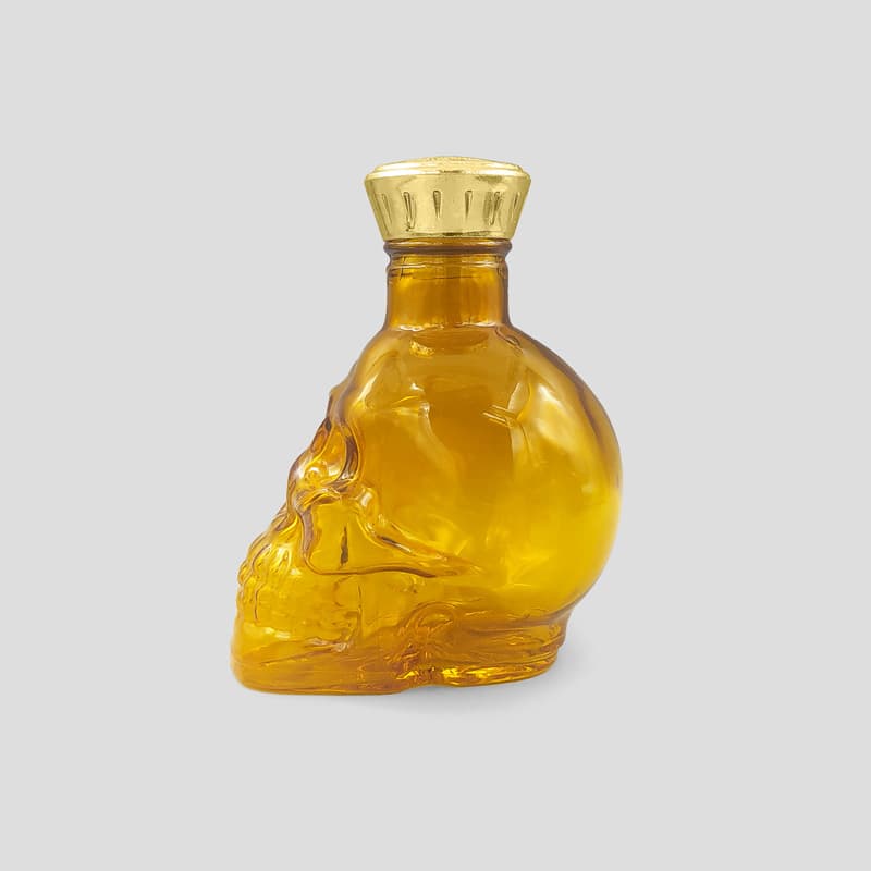 بطری جمجمه بلک لایت ظرفیت 300 میلیلیتر مدل Mini Skull درب پیچی کد Shg017 — تصویر ۱۲