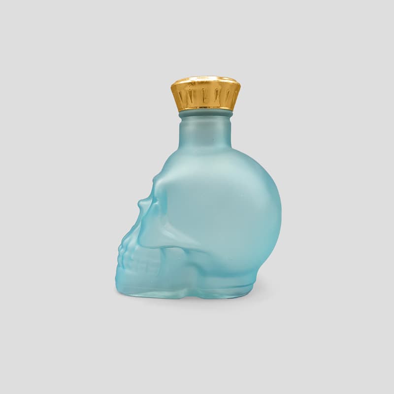 بطری جمجمه بلک لایت ظرفیت 300 میلیلیتر مدل Mini Skull درب پیچی کد Shg017 — تصویر ۶