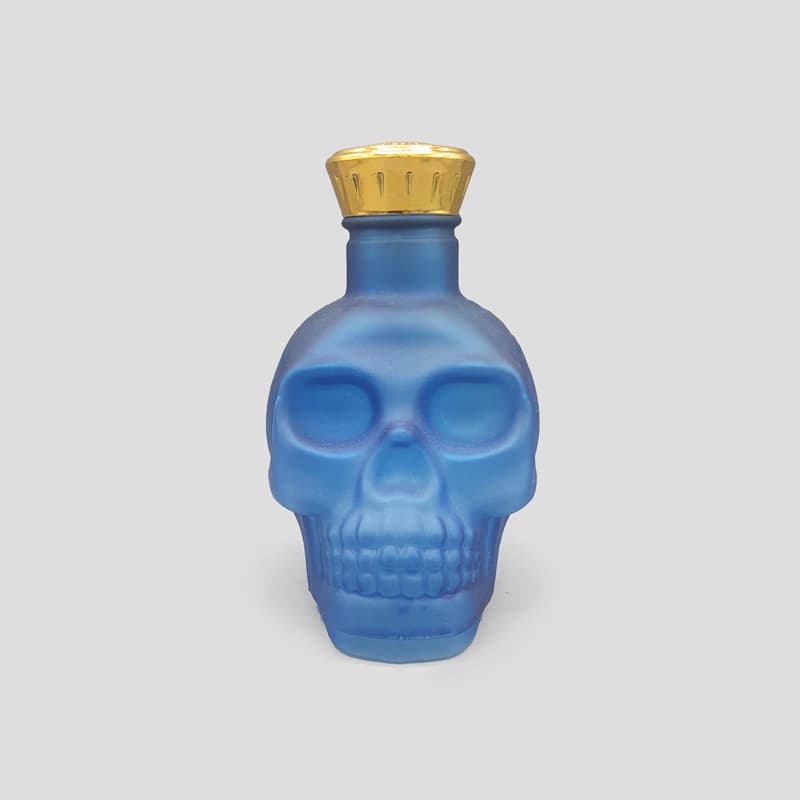 بطری جمجمه بلک لایت ظرفیت 300 میلیلیتر مدل Mini Skull درب پیچی کد Shg017 — تصویر ۷