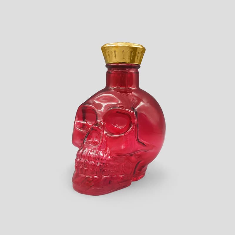 بطری جمجمه بلک لایت ظرفیت 300 میلیلیتر مدل Mini Skull درب پیچی کد Shg017 — تصویر ۸