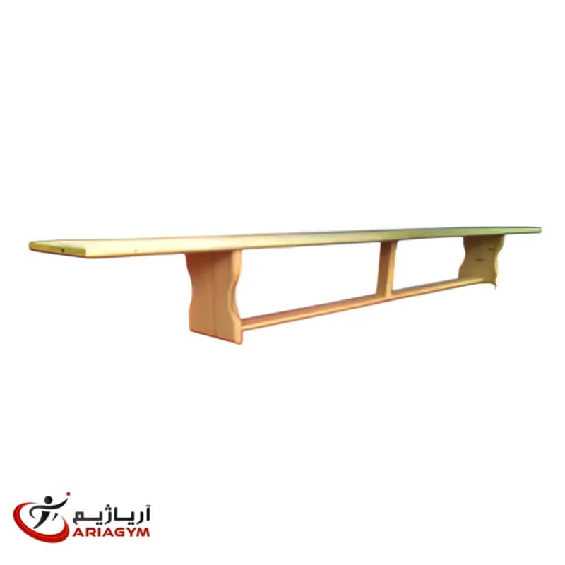 نیمکت سوئدی 3 متری تمام چوب پایه چوبی
