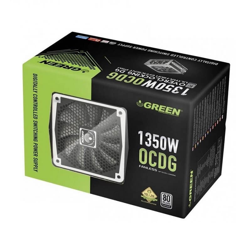 پاور کامپیوتر گرین Green GP1350B OCDG استوک با گارانتی گرین تا آخر 1408