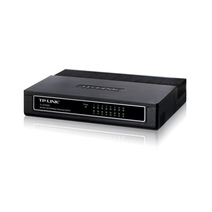 سوییچ 16 پورت مگابیتی تی پی-لینک TP-LINK TL-SF1016D استوک — تصویر ۱۲