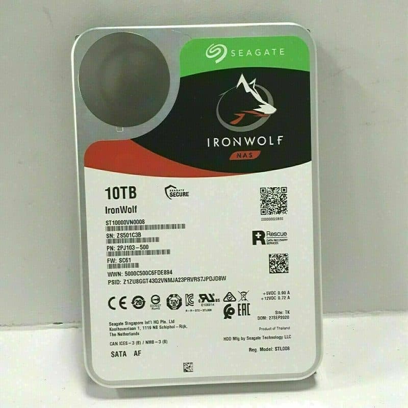 هارد اینترنال Seagate Ironwolf 10Tb ST10000VN0008 استوک