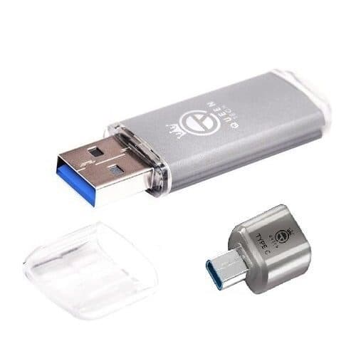 فلش مموری کوئین تک Queen Tech Quick C-Plus 64GB + OTG USB-C — تصویر ۹