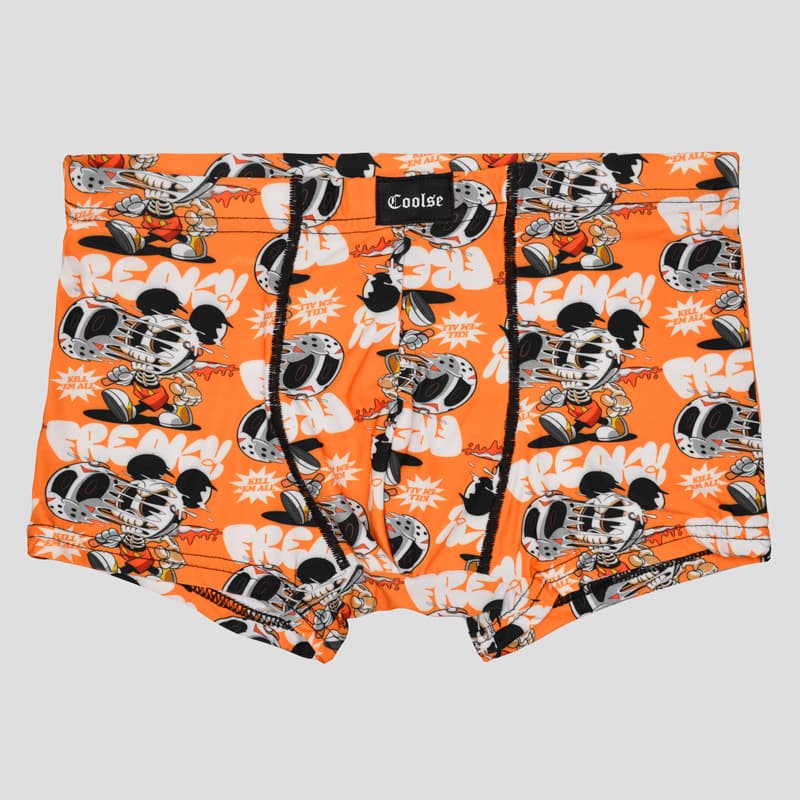 شورت پادار اسکلتی طرح کولسی مدل Freaky کد Ehs-178d3