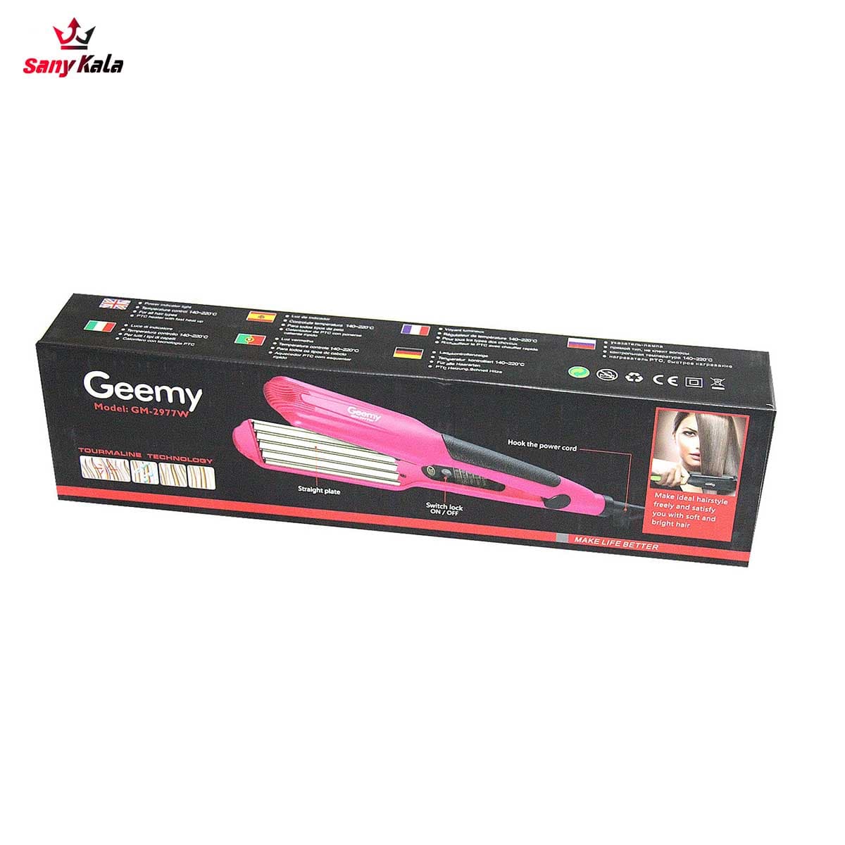 دستگاه ویو جیمی(حالت دهنده مو) Geemy مدل GM-2977 — تصویر ۵