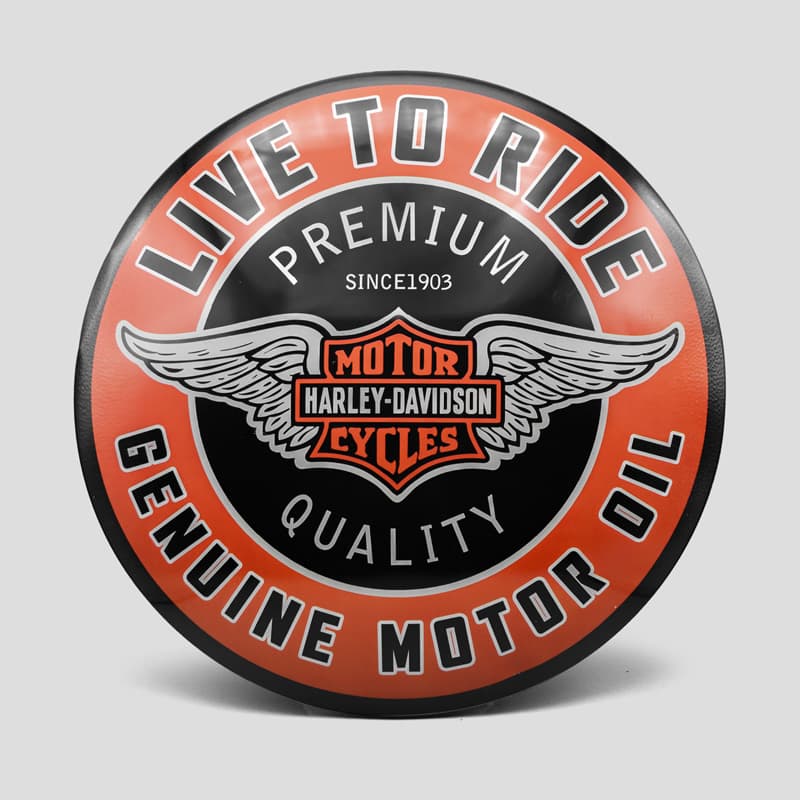 تابلو فلزی هارلی دیویدسون مدل Harley Logo کد Njd-397d1