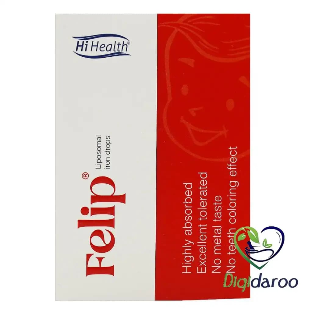 قطره آهن فلیپ (Felip) های هلث 30 میلی لیتری — تصویر ۷