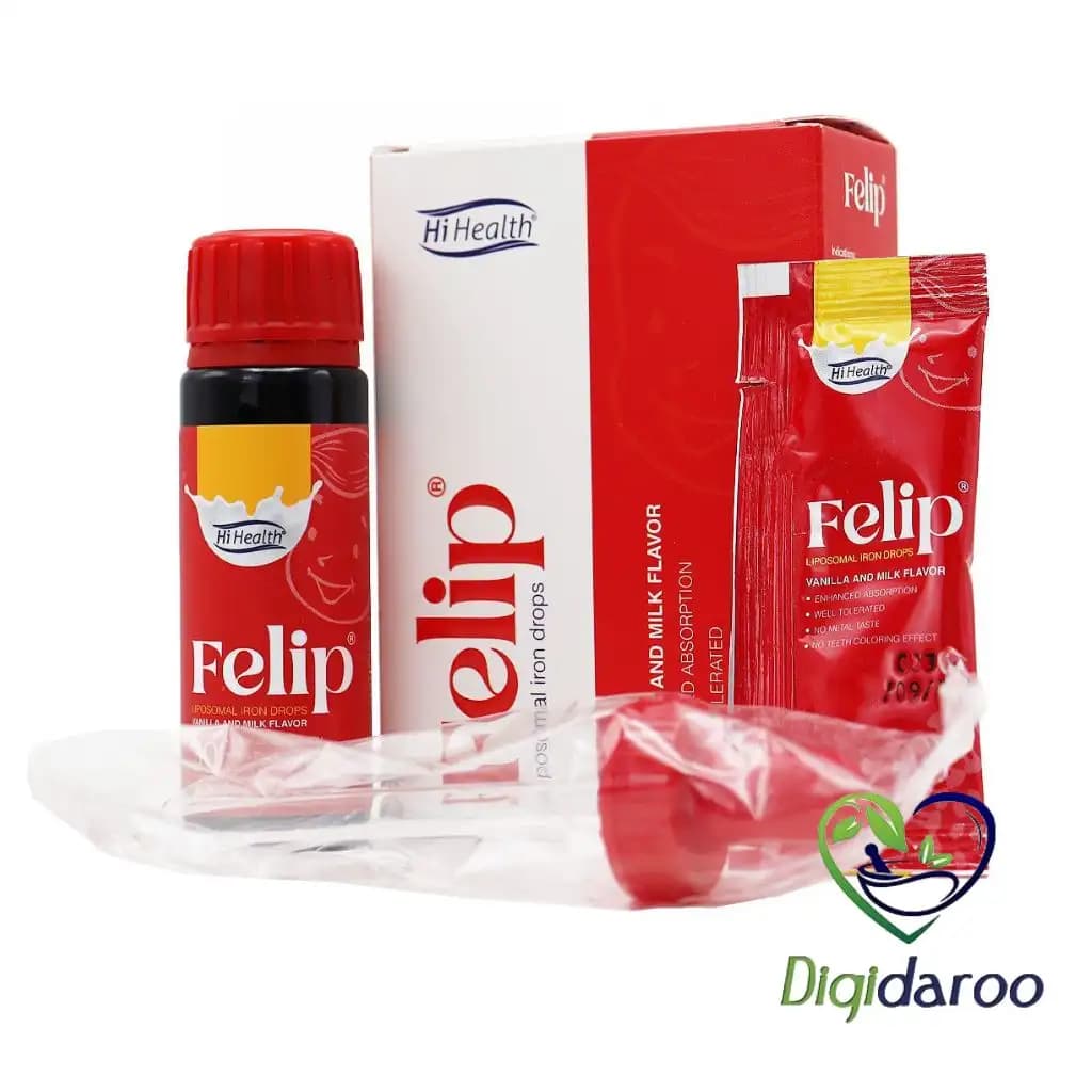 قطره آهن فلیپ (Felip) های هلث 30 میلی لیتری — تصویر ۵