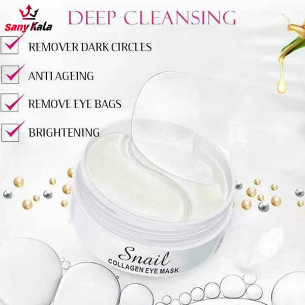 ماسک دور چشم کلاژن حلزون Snail Collagen – بسته 60 عددی — تصویر ۱۱