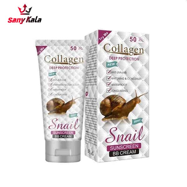 کرم ضد آفتاب کلاژن حلزون با Snail Collagen SPF50