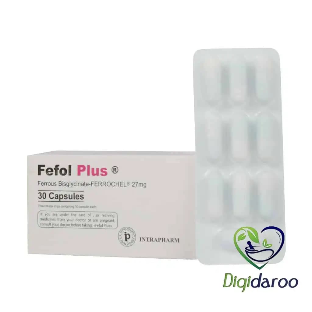 کپسول ففول پلاس (Fefol Plus) اینترافارم 30 عددی — تصویر ۷
