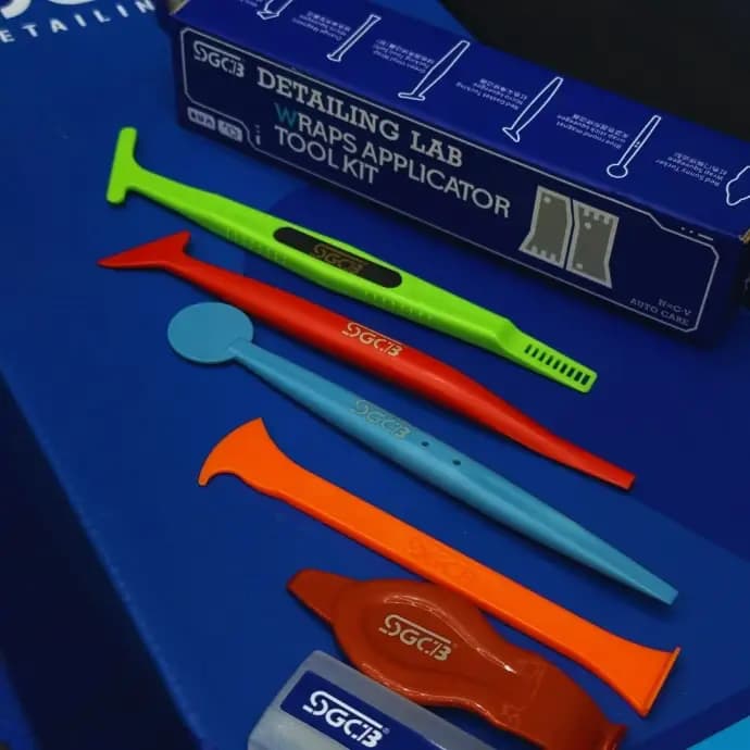 کیت کامل ابزار اجرای کاور محافظ بدنه و کابین خودرو مدل SGCB Wraps Applicator Tool Kit — تصویر ۸