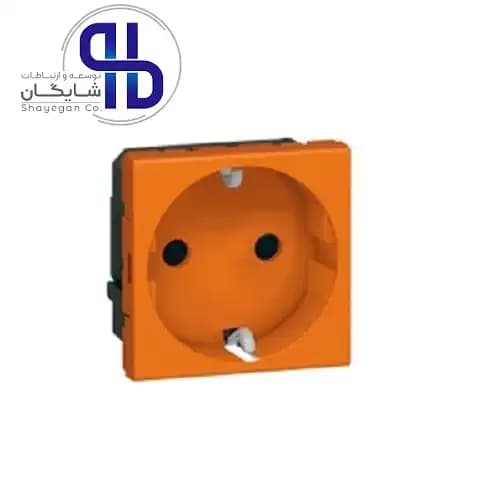 پریز برق 45*45 نارنجی دانوب — تصویر ۲