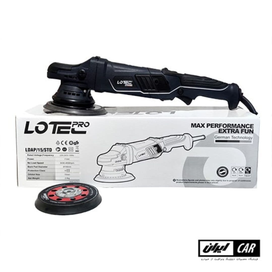 دستگاه پولیش اوربیتال لوتک پرو مدل LOTEC PRO Orbital Polisher LDAP/15STD — تصویر ۱۱
